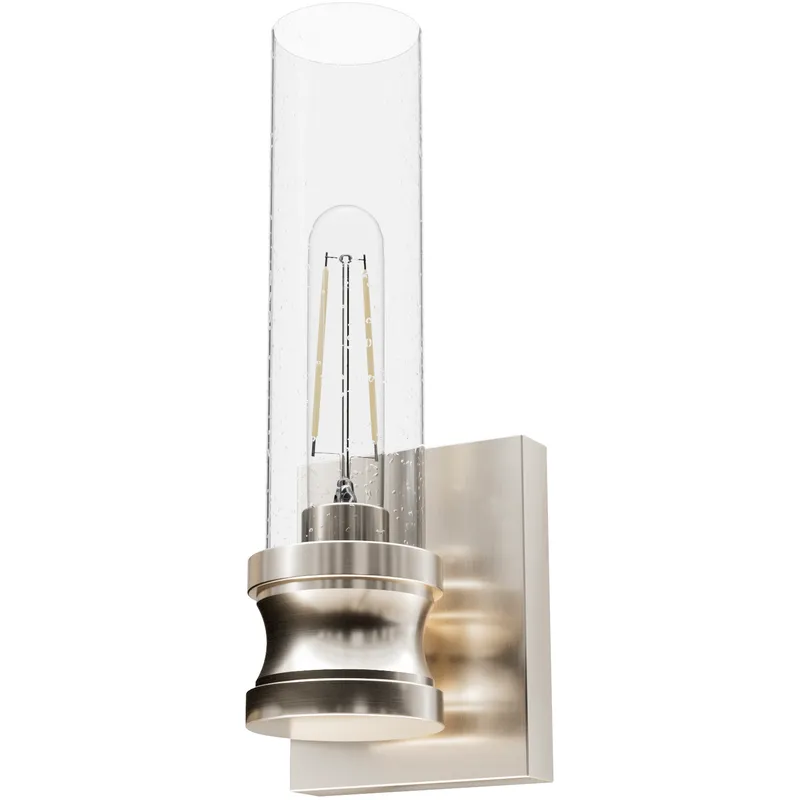 Lenlock 1 Light 4.75 inch Brushed Nickel Wall Sconce Wall Light