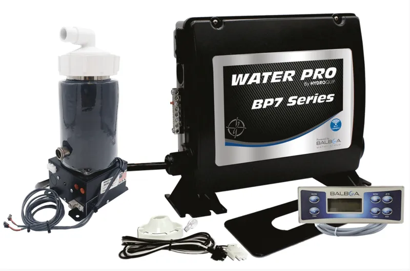 HYDROQUIP 50-BP7-500-40-C Water Pro BP7 Retro-Fit Spa Control 4.0kW Low-Flow Heater TP500 Panel REPLACEMENT 50-BP7-STM-40-K