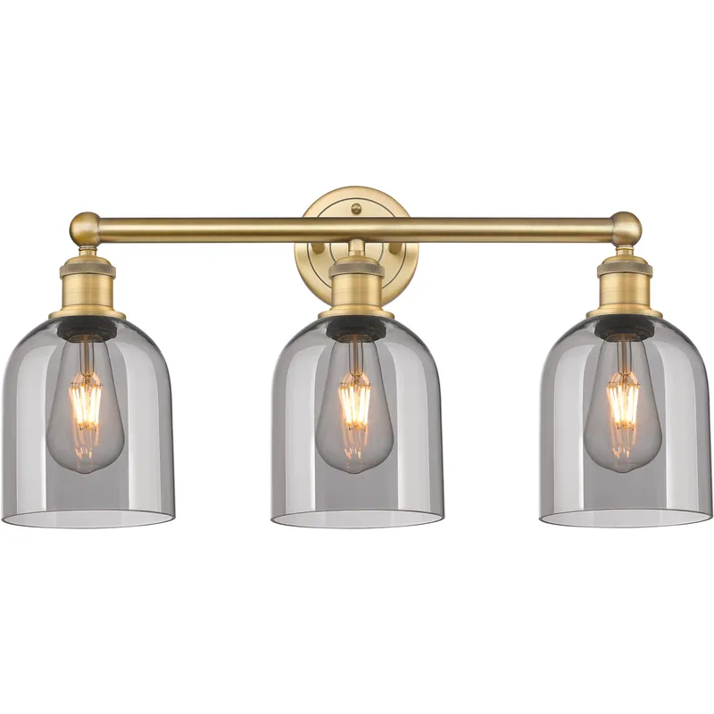 Edison Bella 3 Light 23.5 inch Brushed Brass Bath Vanity Light Wall Light