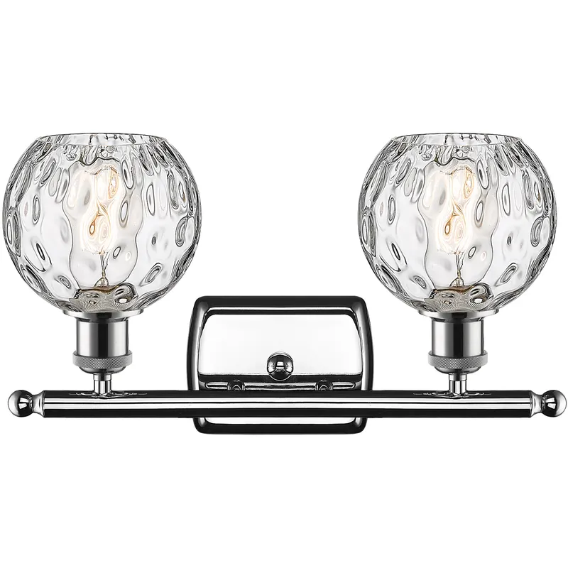 Ballston Athens Water Glass LED 16 inch Polished Chrome Bath Vanity Light Wall Light