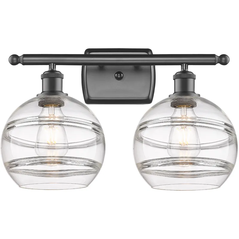 Ballston Rochester 2 Light 18 inch Oil Rubbed Bronze Bath Vanity Light Wall Light