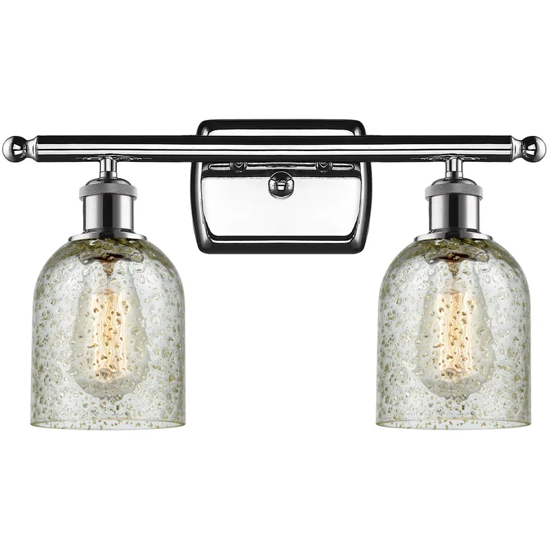 Ballston Caledonia LED 16 inch Polished Chrome Bath Vanity Light Wall Light in Mica Glass, Ballston
