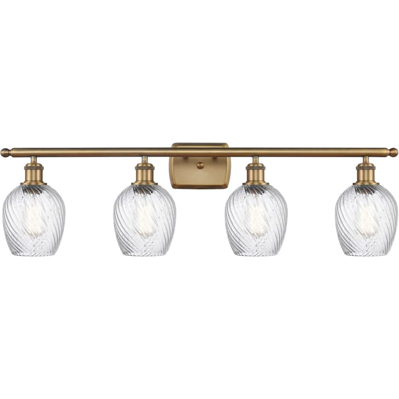 Ballston Salina LED 36 inch Brushed Brass Bath Vanity Light Wall Light, Ballston