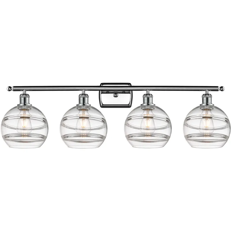 Ballston Rochester 4 Light 38 inch Polished Chrome Bath Vanity Light Wall Light