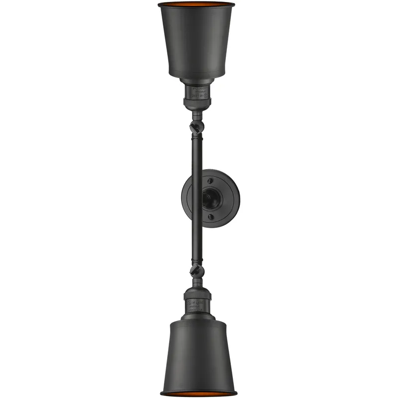 Franklin Restoration Addison 2 Light 16 inch Oil Rubbed Bronze Bath Vanity Light Wall Light, Franklin Restoration