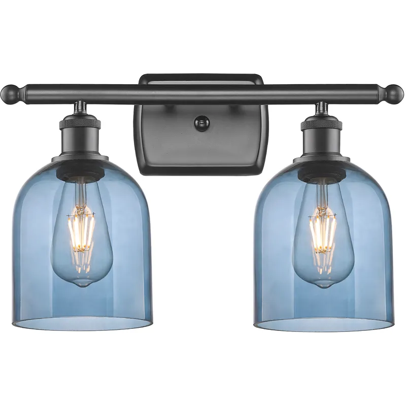 Ballston Bella 2 Light 15.5 inch Oil Rubbed Bronze Bath Vanity Light Wall Light