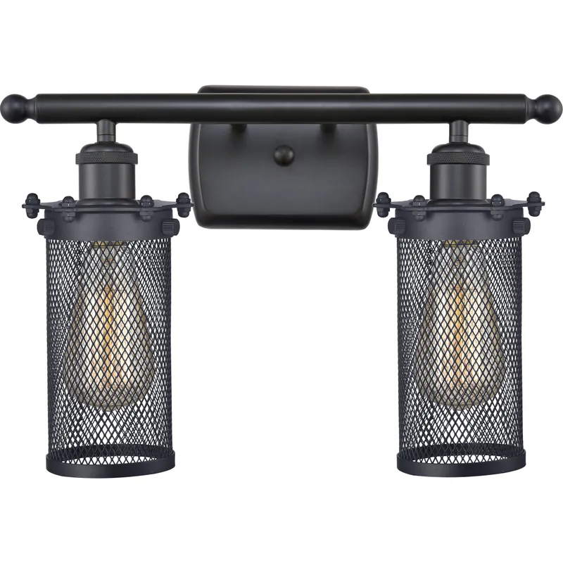 Austere Bleecker LED 16 inch Matte Black Bath Vanity Light Wall Light