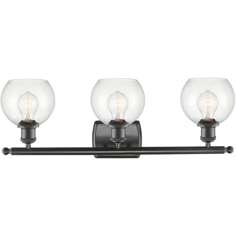 Ballston Athens LED 26 inch Oil Rubbed Bronze Bath Vanity Light Wall Light in Clear Glass