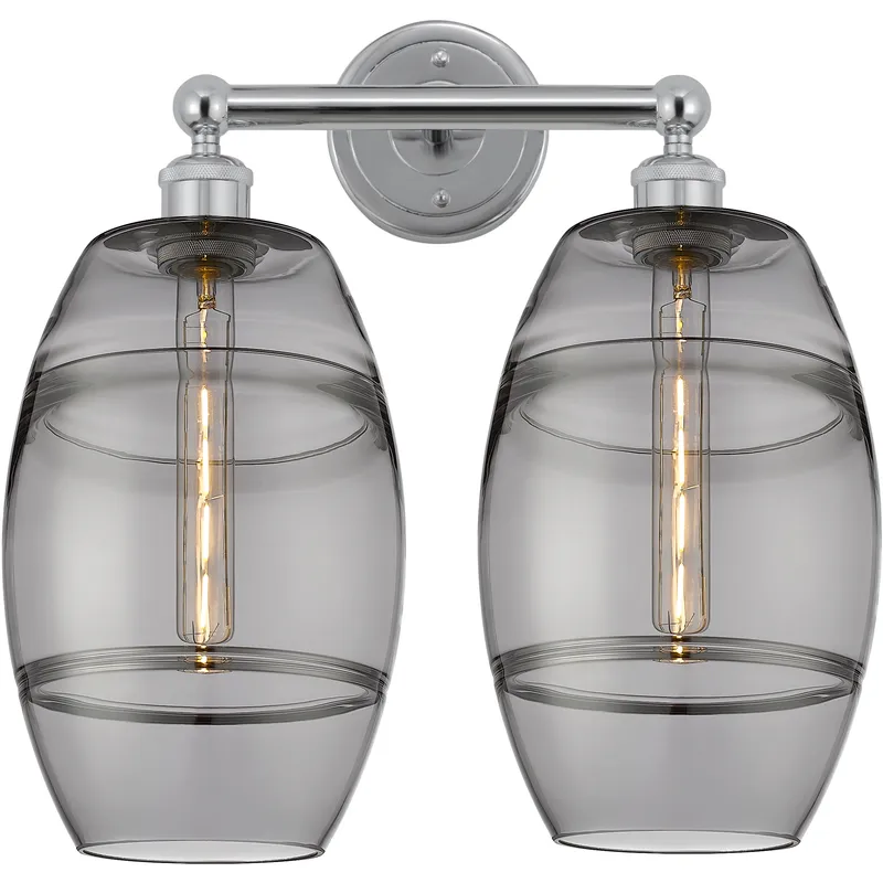 Edison Vaz 2 Light 17 inch Polished Chrome Bath Vanity Light Wall Light