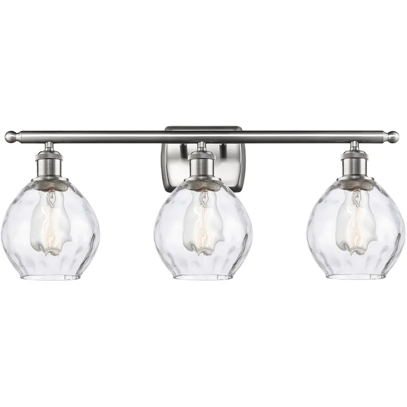 Ballston Small Waverly LED 26 inch Brushed Satin Nickel Bath Vanity Light Wall Light, Ballston