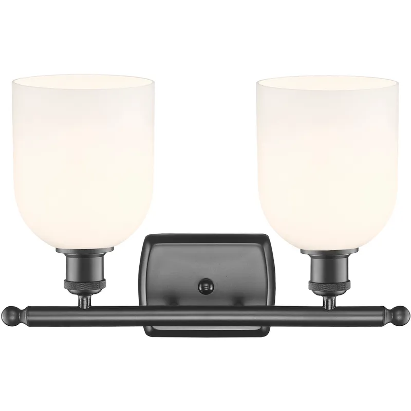Ballston Bella 2 Light 15.5 inch Oil Rubbed Bronze Bath Vanity Light Wall Light