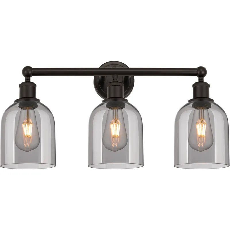 Edison Bella 3 Light 23.5 inch Oil Rubbed Bronze Bath Vanity Light Wall Light