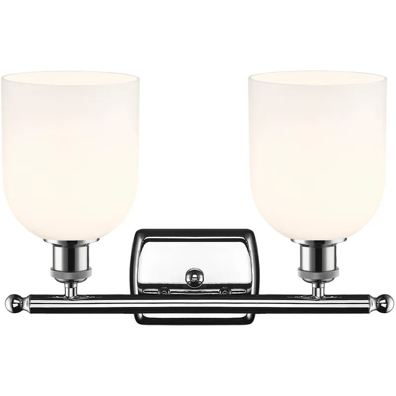 Ballston Bella 2 Light 15.5 inch Polished Chrome Bath Vanity Light Wall Light