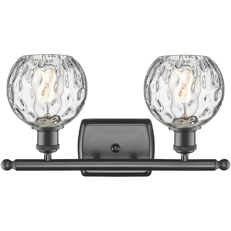 Ballston Athens Water Glass LED 16 inch Oil Rubbed Bronze Bath Vanity Light Wall Light