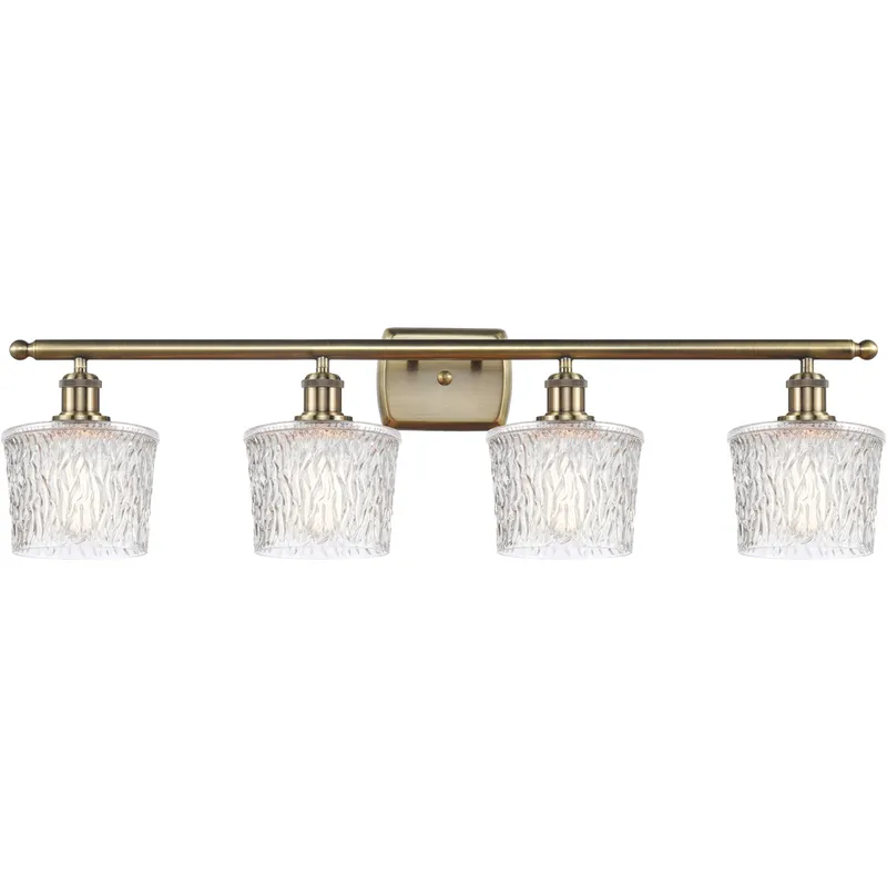 Ballston Niagra LED 36 inch Antique Brass Bath Vanity Light Wall Light, Ballston