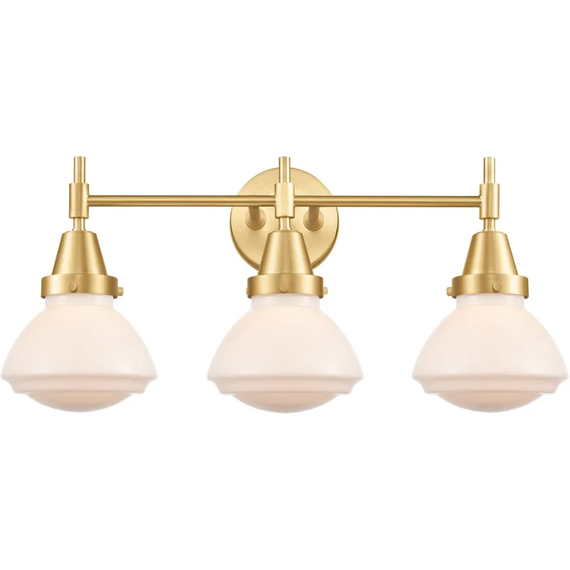 Caden LED 25 inch Satin Gold Bath Vanity Light Wall Light