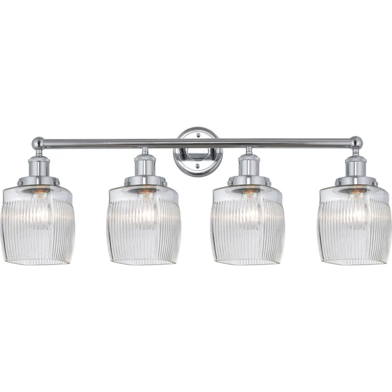 Colton 4 Light 33 inch Polished Chrome Bath Vanity Light Wall Light