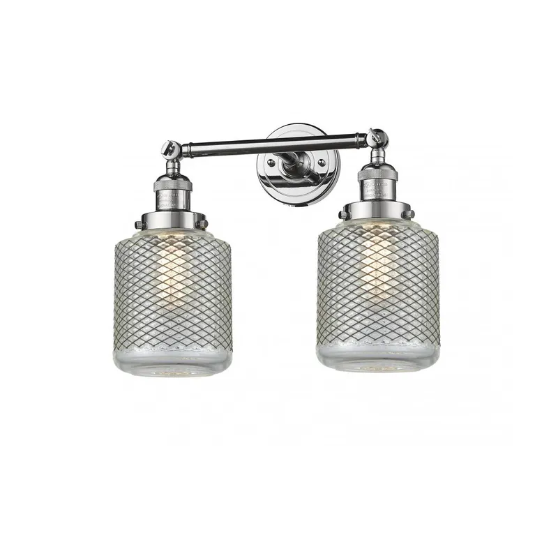Franklin Restoration Stanton 2 Light 16 inch Polished Chrome Bath Vanity Light Wall Light, Franklin Restoration