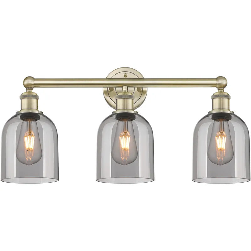 Edison Bella 3 Light 23.5 inch Antique Brass Bath Vanity Light Wall Light