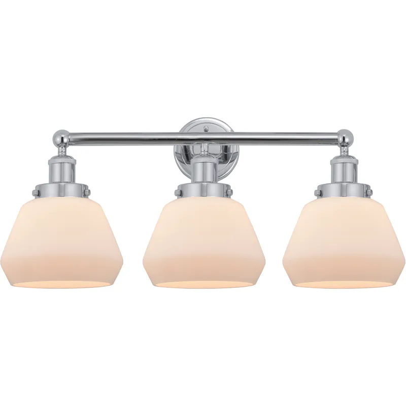 Fulton 3 Light 24.5 inch Polished Chrome Bath Vanity Light Wall Light