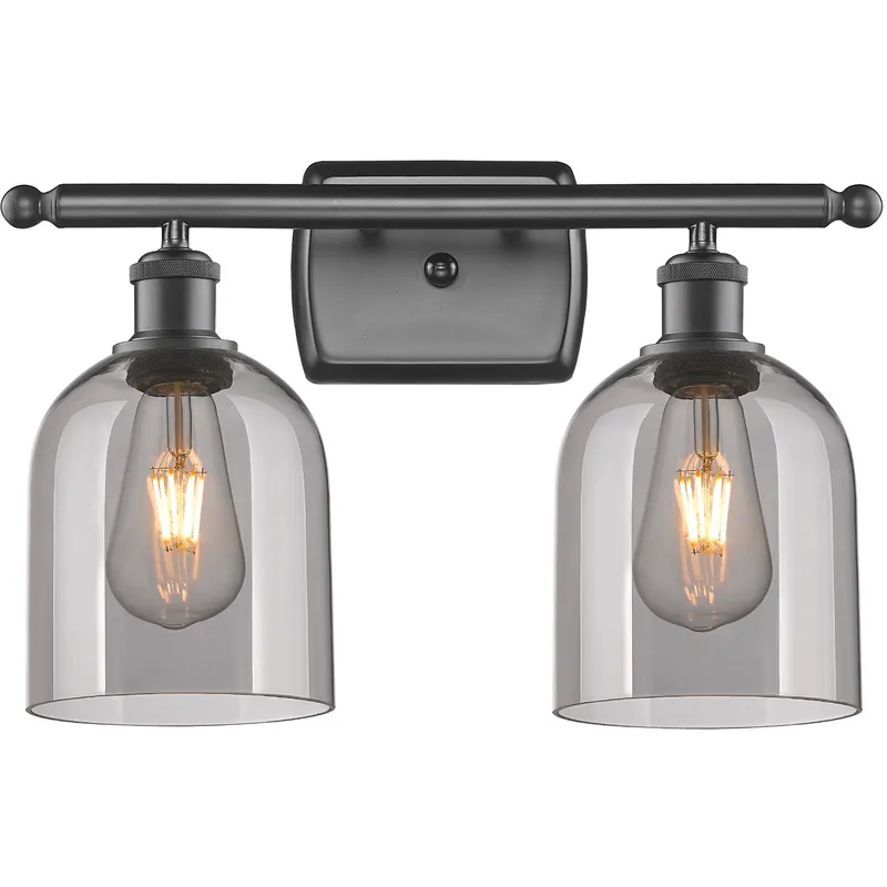 Ballston Bella 2 Light 15.5 inch Oil Rubbed Bronze Bath Vanity Light Wall Light