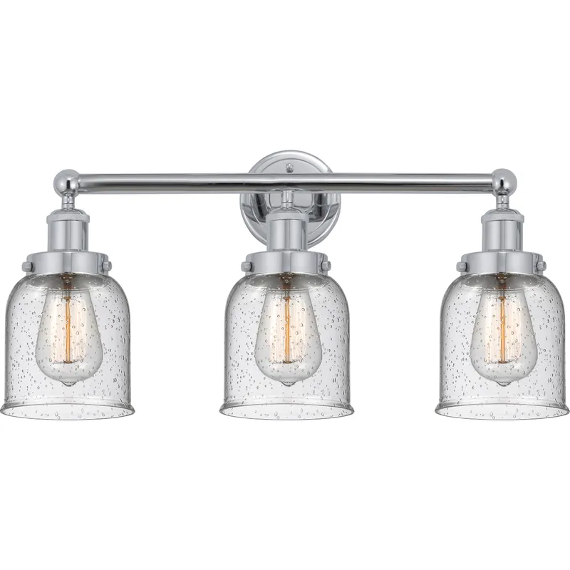 Bell 3 Light 24.5 inch Polished Chrome Bath Vanity Light Wall Light