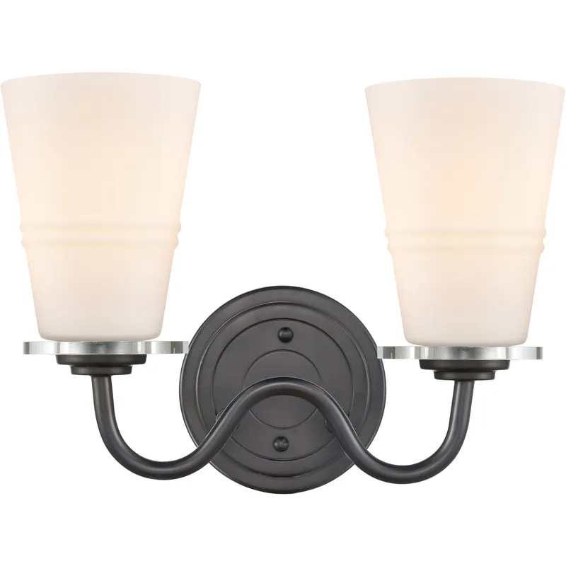 Scarlett LED 13.5 inch Matte Black Bath Vanity Light Wall Light