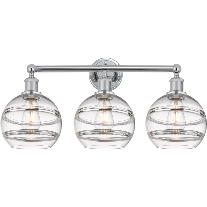 Edison Rochester 3 Light 26 inch Polished Chrome Bath Vanity Light Wall Light