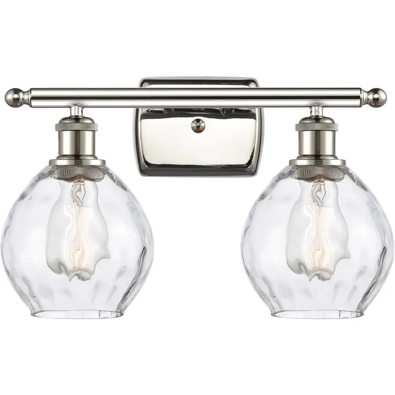 Ballston Small Waverly LED 16 inch Polished Nickel Bath Vanity Light Wall Light, Ballston