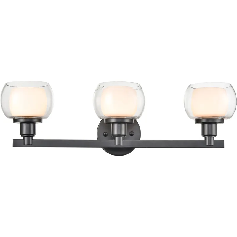 Cairo LED 23.5 inch Matte Black Bath Vanity Light Wall Light