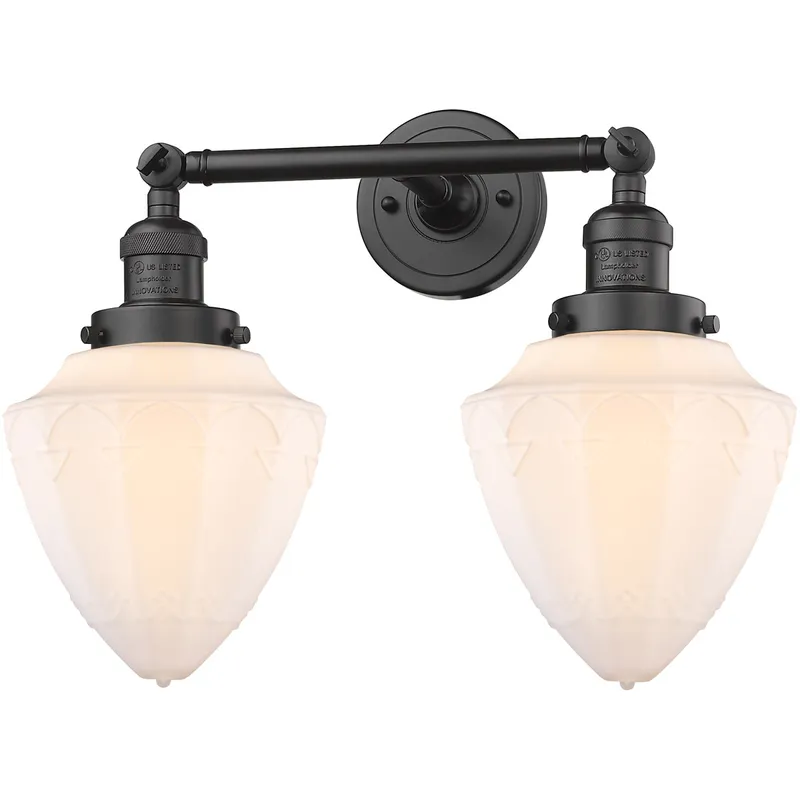 Franklin Restoration Bullet LED 18 inch Oil Rubbed Bronze Bath Vanity Light Wall Light