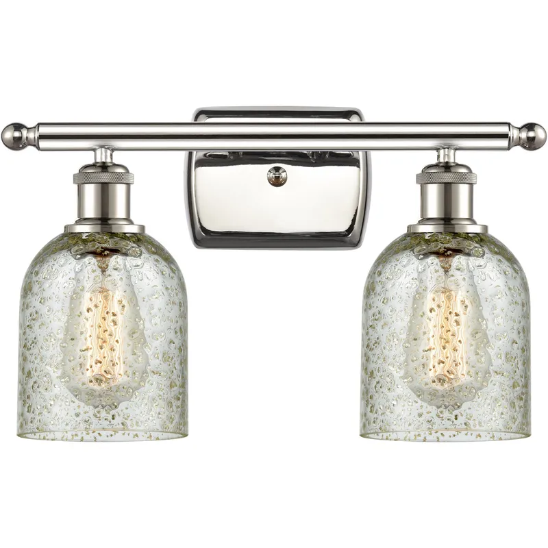 Ballston Caledonia LED 16 inch Polished Nickel Bath Vanity Light Wall Light in Mica Glass, Ballston