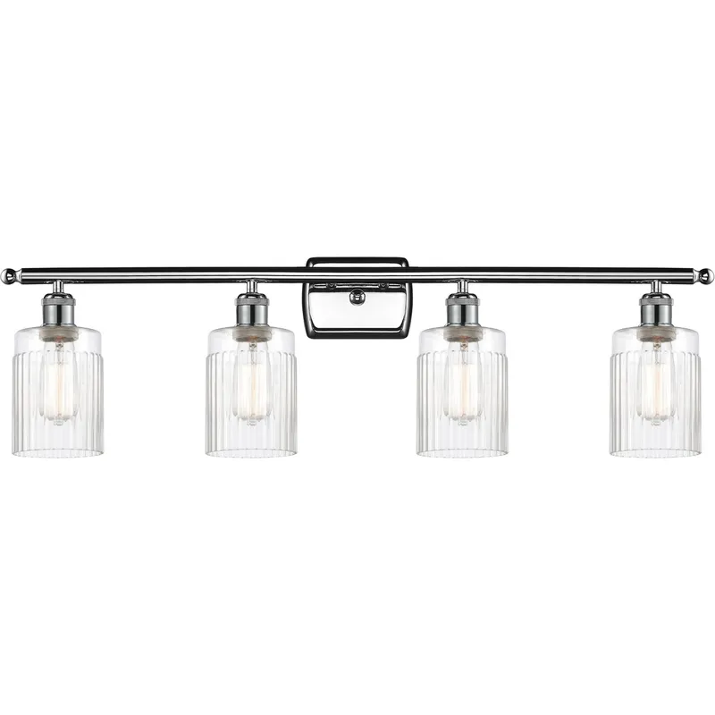 Ballston Hadley LED 36 inch Polished Chrome Bath Vanity Light Wall Light in Clear Glass, Ballston