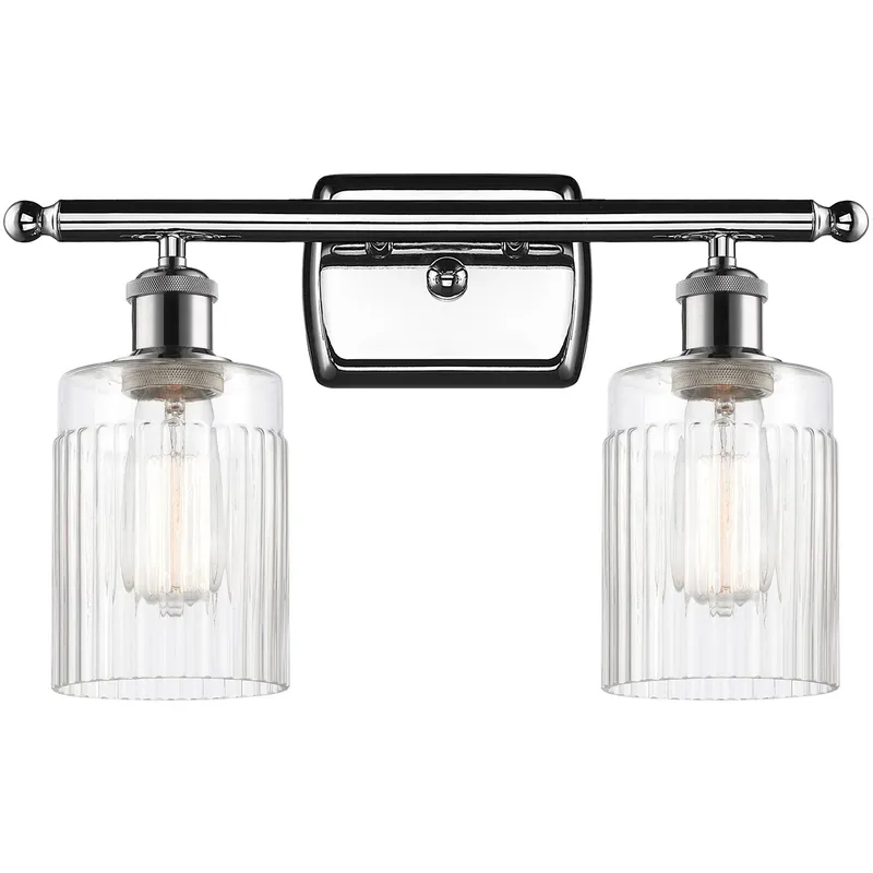 Ballston Hadley LED 16 inch Polished Chrome Bath Vanity Light Wall Light in Clear Glass, Ballston