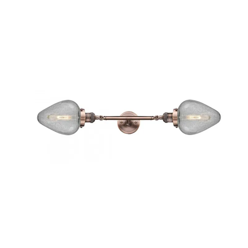 Franklin Restoration Geneseo LED 7 inch Antique Copper Bath Vanity Light Wall Light, Franklin Restoration