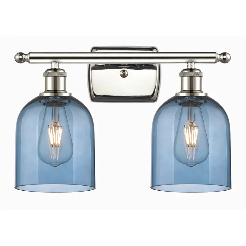Ballston Bella 2 Light 15.5 inch Polished Nickel Bath Vanity Light Wall Light