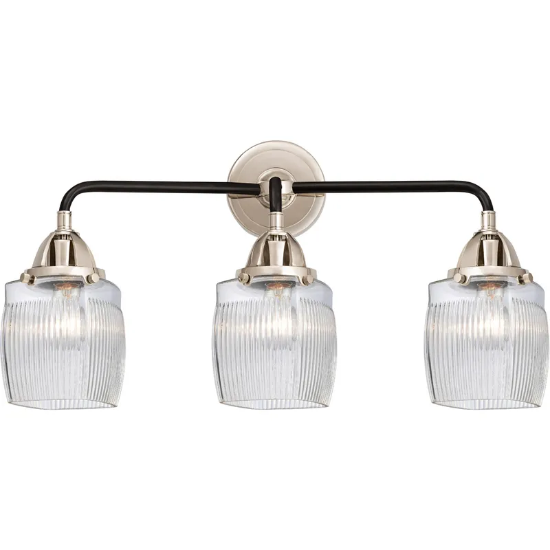 Nouveau 2 Colton LED 24 inch Black Polished Nickel Bath Vanity Light Wall Light