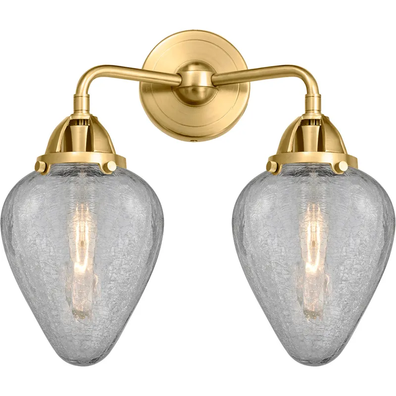 Nouveau 2 Geneseo LED 15 inch Satin Gold Bath Vanity Light Wall Light