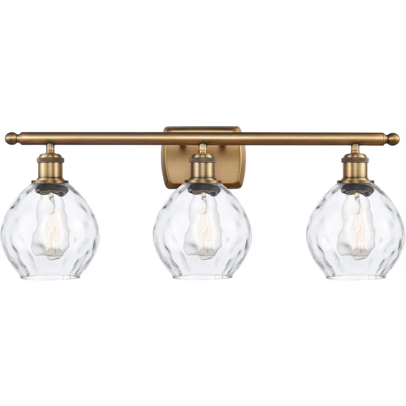 Ballston Small Waverly LED 26 inch Brushed Brass Bath Vanity Light Wall Light, Ballston