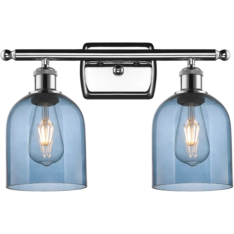 Ballston Bella 2 Light 15.5 inch Polished Chrome Bath Vanity Light Wall Light