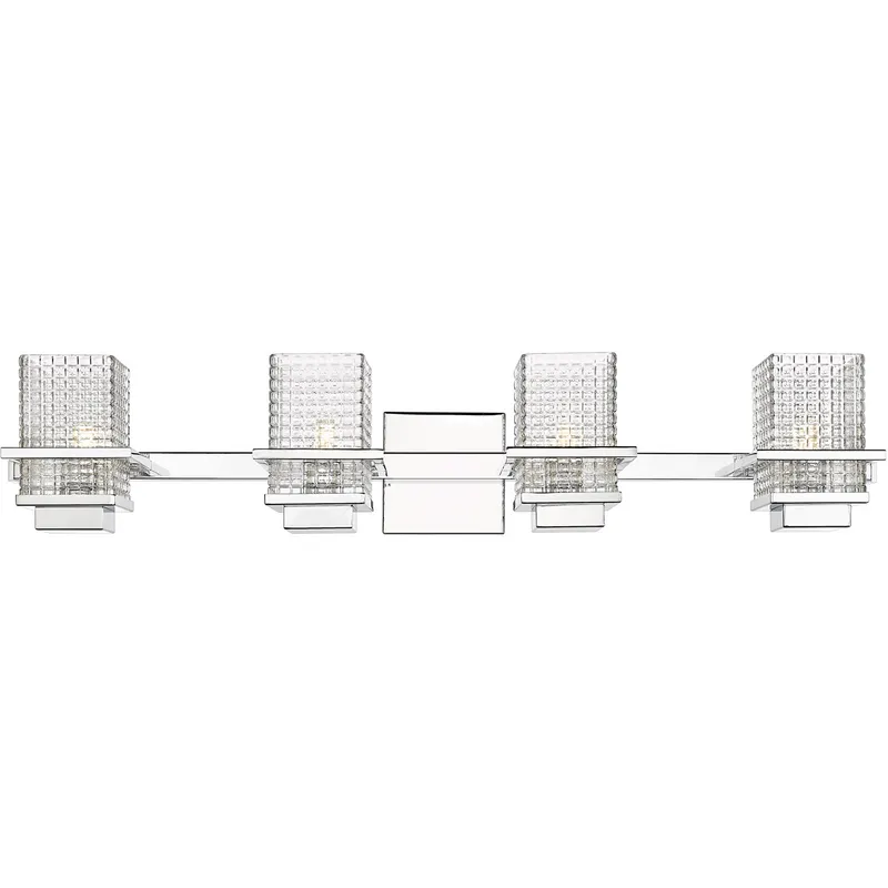 Wellfleet 4 Light 33 inch Polished Chrome Bath Vanity Light Wall Light in Incandescent