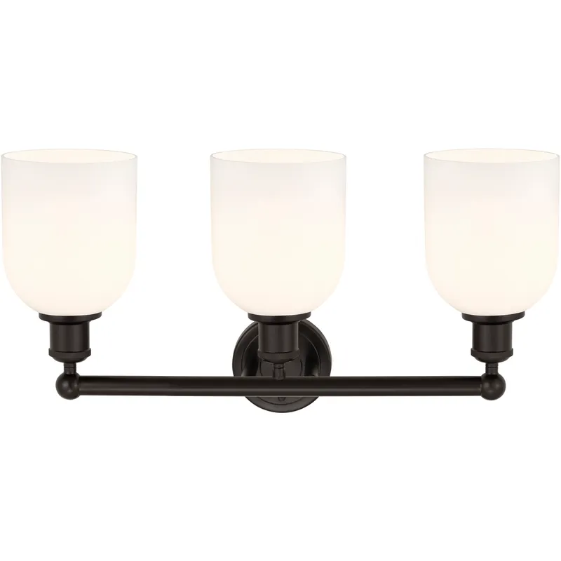 Edison Bella 3 Light 23.5 inch Oil Rubbed Bronze Bath Vanity Light Wall Light