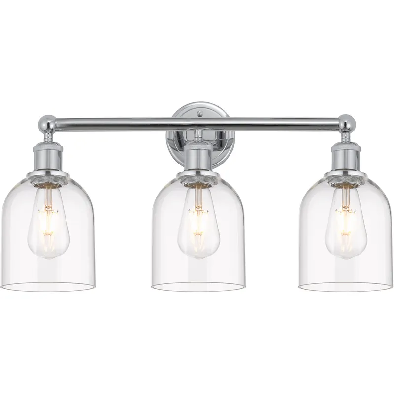 Edison Bella 3 Light 23.5 inch Polished Chrome Bath Vanity Light Wall Light