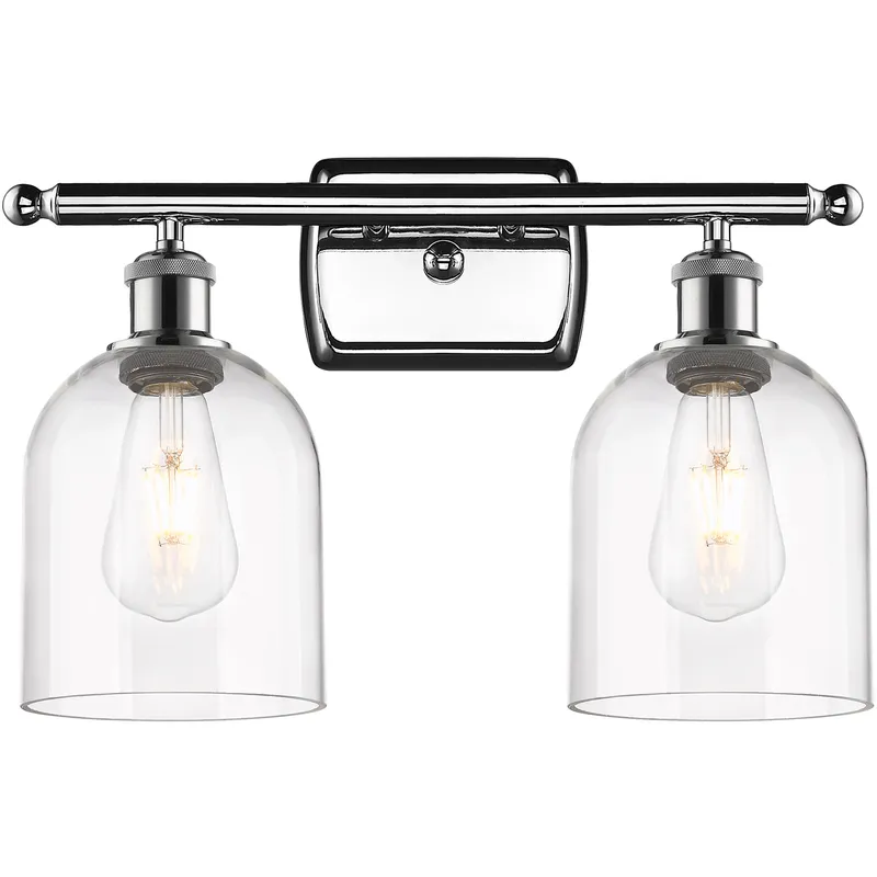 Ballston Bella 2 Light 15.5 inch Polished Chrome Bath Vanity Light Wall Light