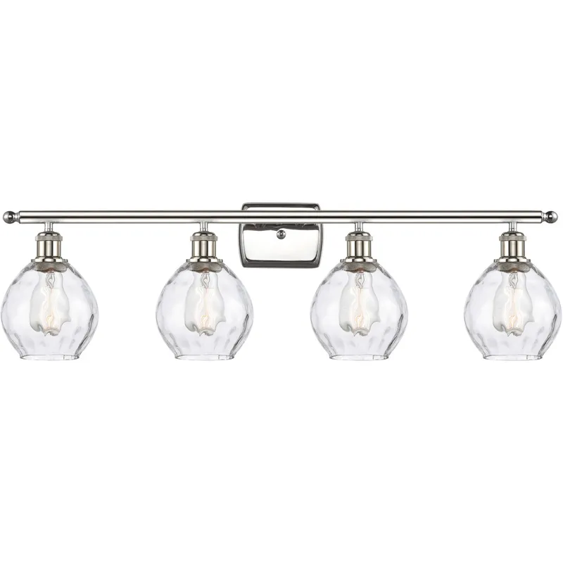 Ballston Small Waverly LED 36 inch Polished Nickel Bath Vanity Light Wall Light, Ballston