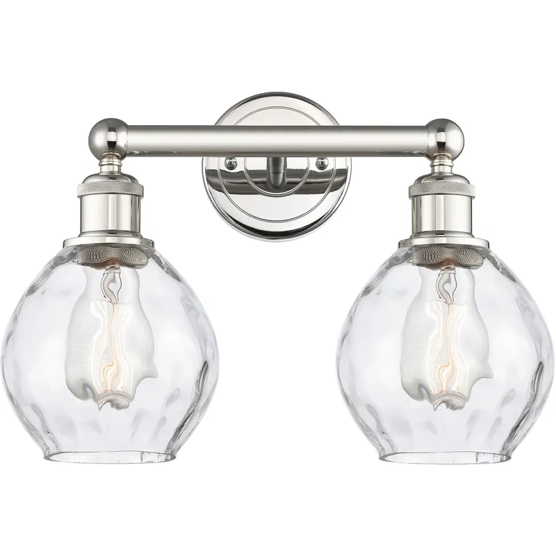 Waverly 2 Light 15 inch Polished Nickel Bath Vanity Light Wall Light