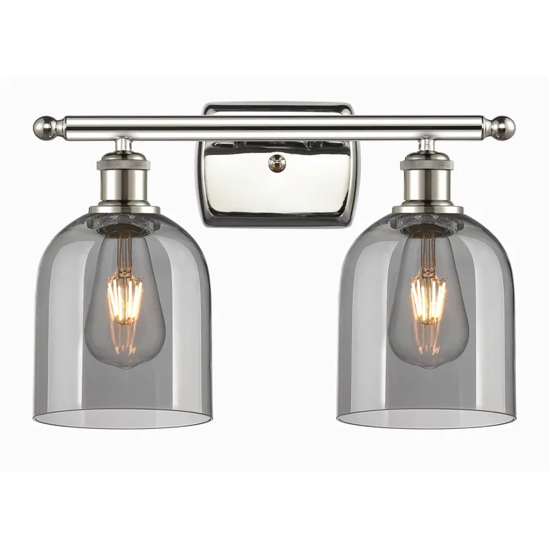 Ballston Bella 2 Light 15.5 inch Polished Nickel Bath Vanity Light Wall Light