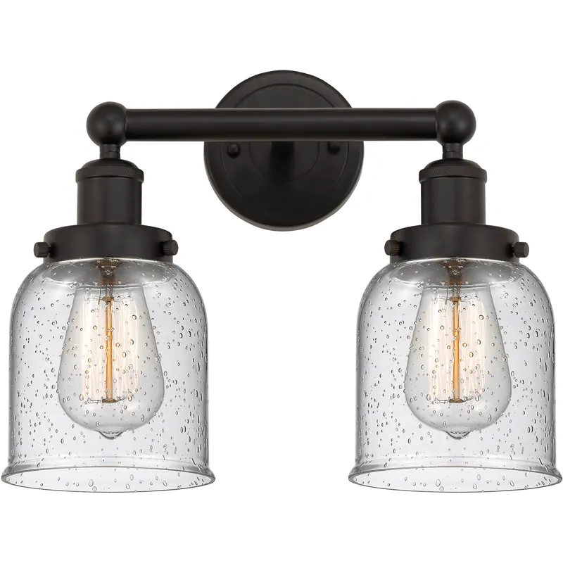 Bell 2 Light 15.5 inch Oil Rubbed Bronze Bath Vanity Light Wall Light