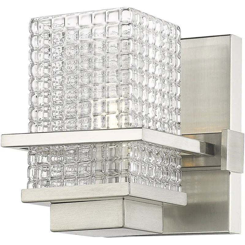 Wellfleet 1 Light 5.25 inch Satin Nickel Bath Vanity Light Wall Light in Incandescent
