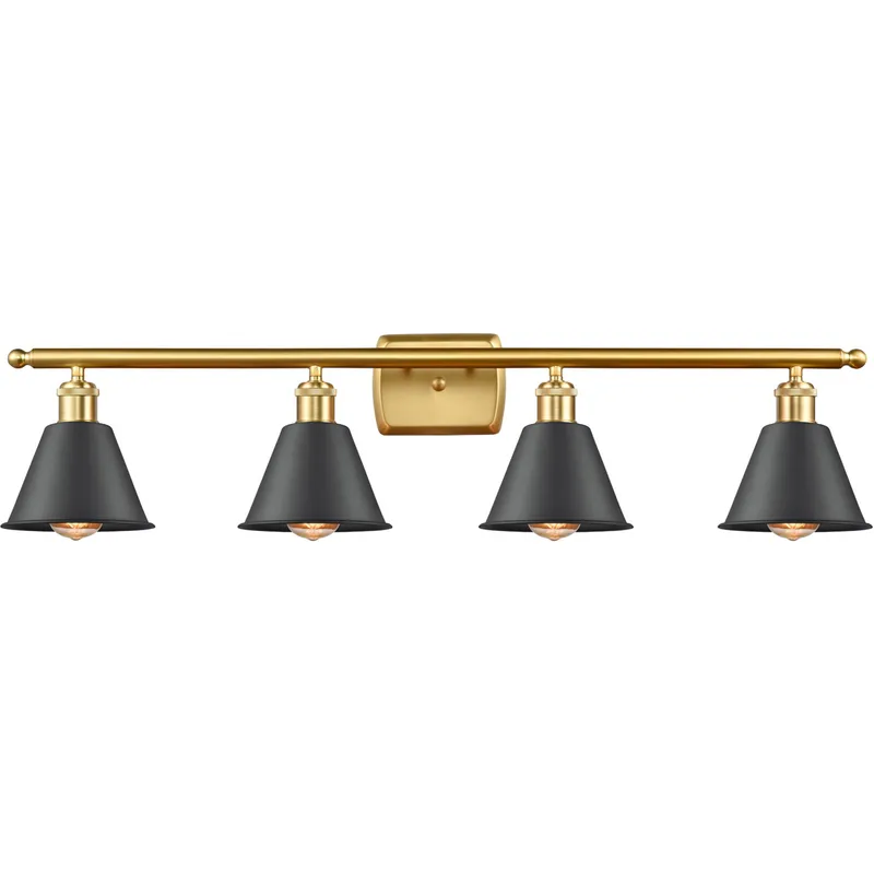 Ballston Smithfield LED 36 inch Satin Gold Bath Vanity Light Wall Light